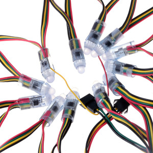 2018 New Arrival Programmable Ws2818 5v 12mm Rgb <strong>Led</strong> <strong>Pixel</strong> Light Bullet <strong>Module</strong> <strong>Node</strong> <strong>String</strong> for Christmas Decoration - Product Image 2