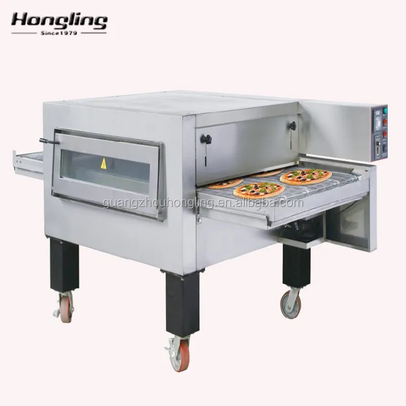 Trasportatore professionale del forno della Pizza del Gas del Tunnel da 32 pollici dell'aria calda