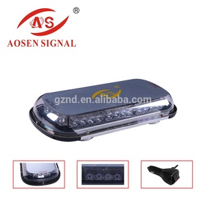 China Production Easy Movable Cigarette Plug Strong Magnetic Base <strong>LED</strong> Mini Traffic Warning Light Bars AS-801D(4D Light) - Product Image 3