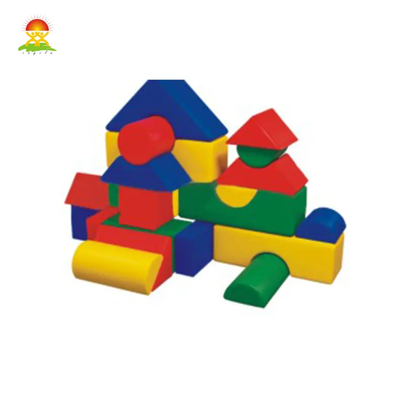 CE certification low price colorful toy bricks indoor soft play equipment
