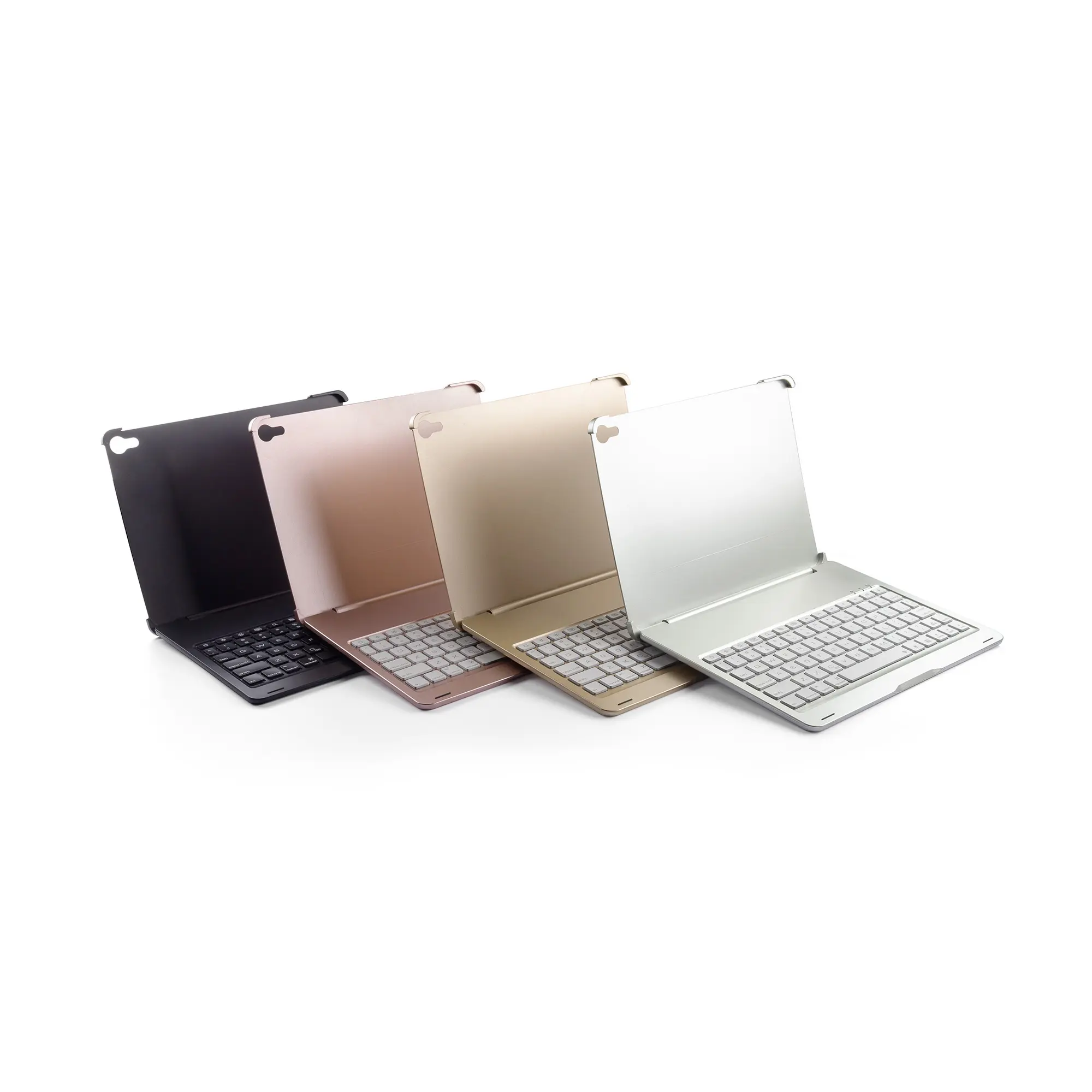 Nouveau Clavier pour iPad avec Porte-Crayon-Clavier Sans Fil Housse pour Tablette boîtier En Aluminium