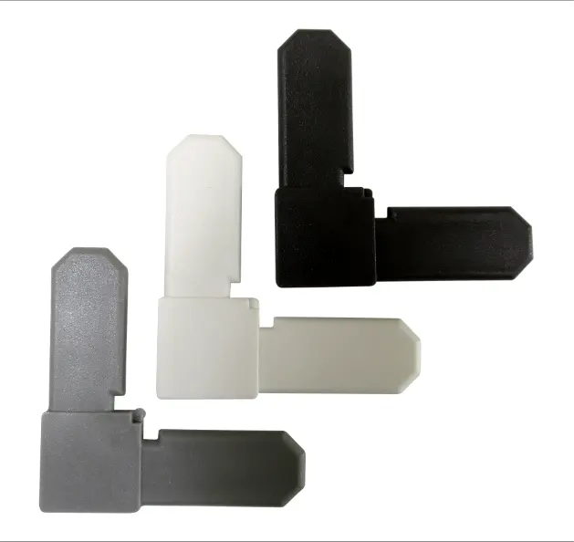 Joint d'angle en aluminium, accessoires de fenêtre, Joint d'angle en plastique, cadre de fenêtre d'écran de 5/16 pouces, coin