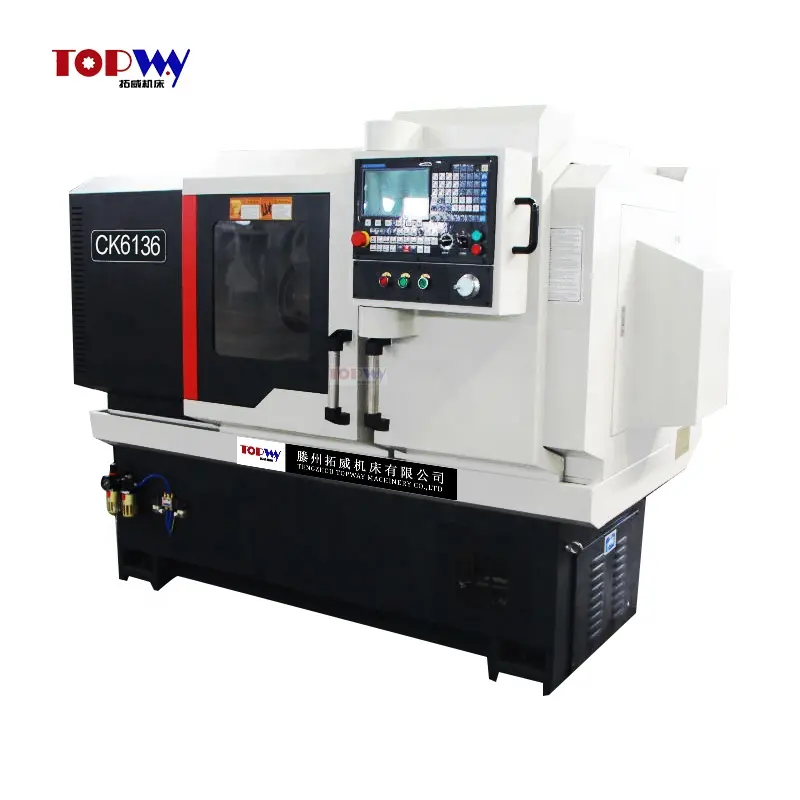 Ck6140/ck6136 no torno cnc do eixo duplo horizontal de taiwan