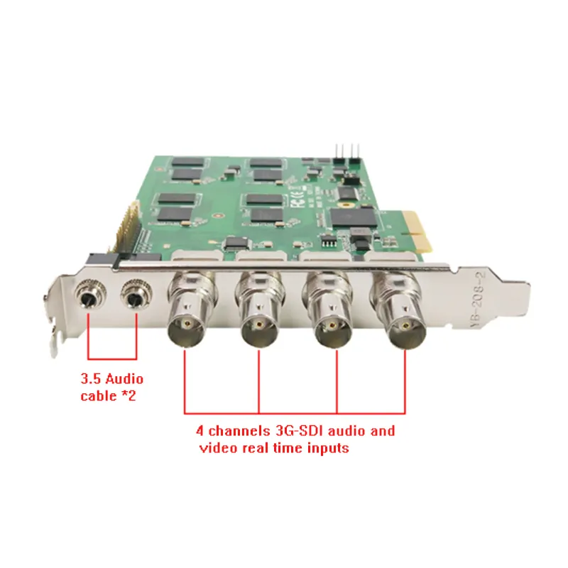 PCIe 4U SDI H.264 4U PCIe scheda di acquisizione video di alta qualità