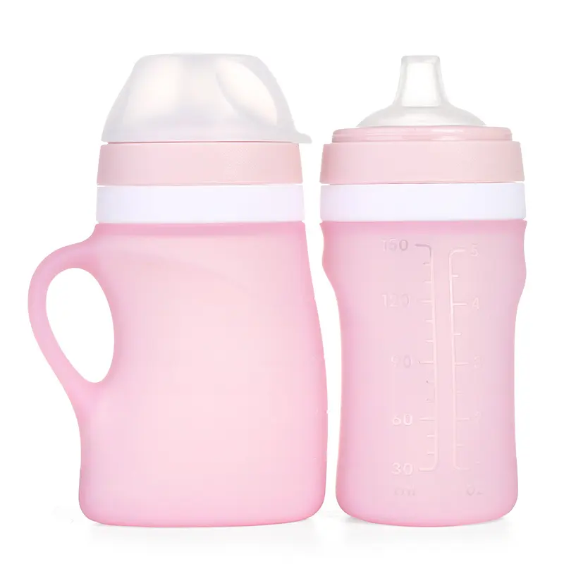 150 ML umwelt freundliche ungiftige Silikon-Baby flasche in loser Schüttung