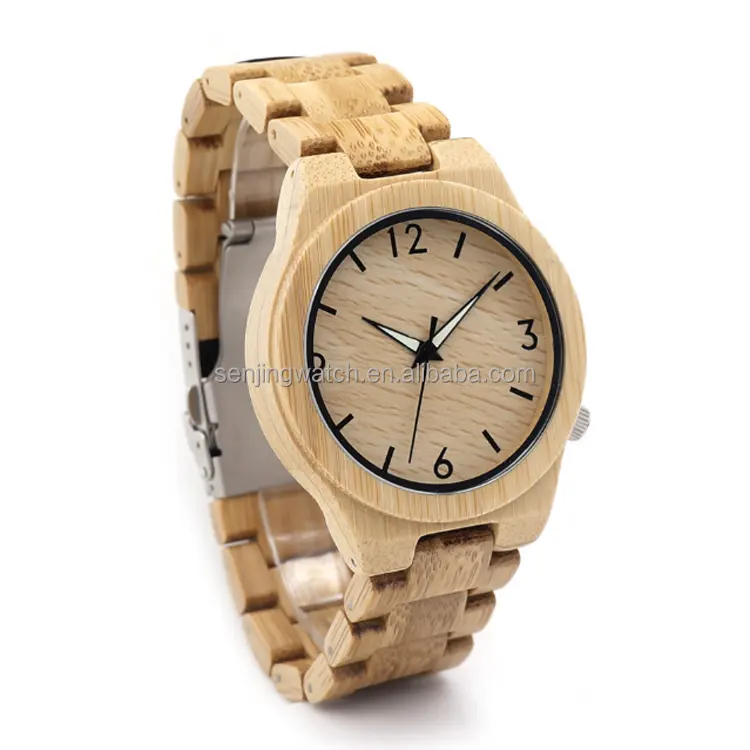 2020 оптовая продажа деревянные бамбуковые часы, водонепроницаемые кварцевые бамбуковые деревянные часы для мужчин с вашим логотипом