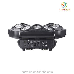 Disco照明rgbw <span class=keywords><strong>4in1</strong></span>移動ライトdj 9目<span class=keywords><strong>10W</strong></span> <span class=keywords><strong>led</strong></span>スパイダービームMovingライト