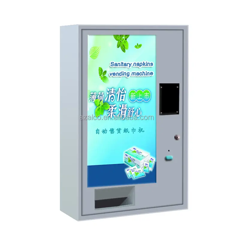 Multi- funzione auto- servizio preservativo tessuto toilette vending macchina per vendere