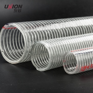 光滑透明软管，内外壁聚氯乙烯增强钢丝软管 - Product Image 4