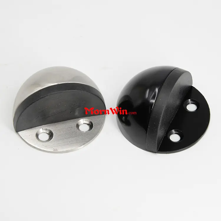 High Quality Wall Mounted stainless steel semi circle Rubber Stopper for Sliding Door