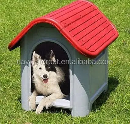 Plastic haus/kennel für hund/haustier außerhalb