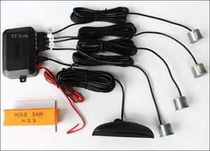 PZ 22mm <strong>Car</strong> 4 <strong>Sensors</strong> <strong>LED</strong> Parking <strong>Sensor</strong> System <strong>Car</strong> <strong>Reverse</strong> <strong>Backup</strong> Radar Buzzer Warning Alarm Kit <strong>LED</strong> <strong>Display</strong> - Product Image 5