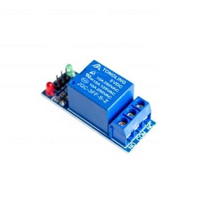 1チャンネル5Vリレーモジュール低レベルトリガー高地上レベルリレー拡張ボードJQC-3FF-S-Z LED付き - Product Image 2