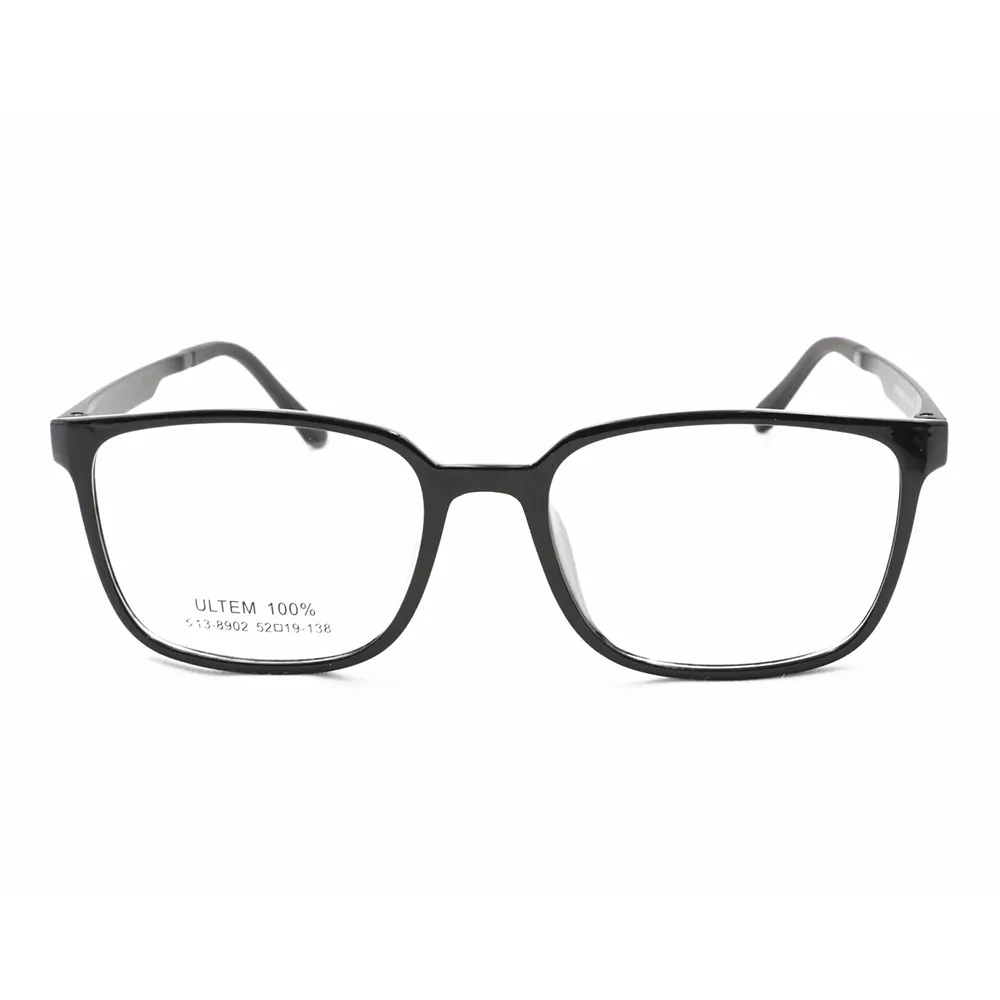 Montura grande ligera b, gafas con memoria Ultem, Marcos ópticos para hombres