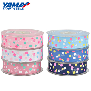 设计库存涤纶印花条纹罗缎丝带 - Product Image 4