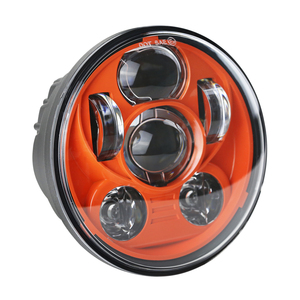 5 <span class=keywords><strong>3</strong></span>/4 "オートバイライトキット用照明5.75インチアクセサリーオートバイ弾丸<span class=keywords><strong>Led</strong></span>スカルヘッドライトオートバイ