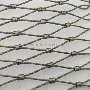 Edelstahl-Drahtseil Dutch Weave Animal Mesh <span class=keywords><strong>Net</strong></span> für Zoo Green Wall Woven Technique