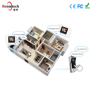 4 Alambre de video de la puerta de entrada de voz intercomunicador sistema dor bell Cámara - Product Image 2