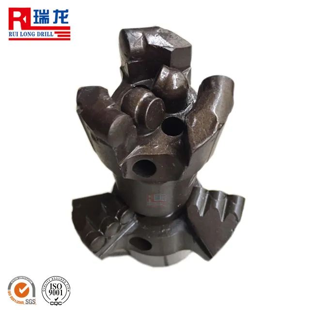 9 7/8 'tci tricone alliage foret lame pdc bit 7/8 carbure roche roulement d'ouverture rotatif 76mm bouton 8 forets en cobalt