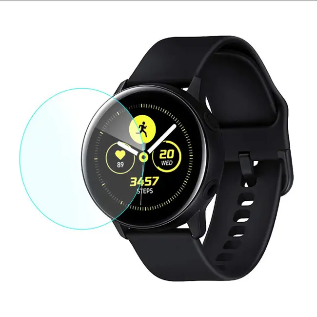 Smartwatch de vidrio templado Protector de pantalla para Galaxy Gear S2 S3 deporte clásico activa ver 2 3 4 5 Watch4 40mm 41mm 42mm 44m 45mm