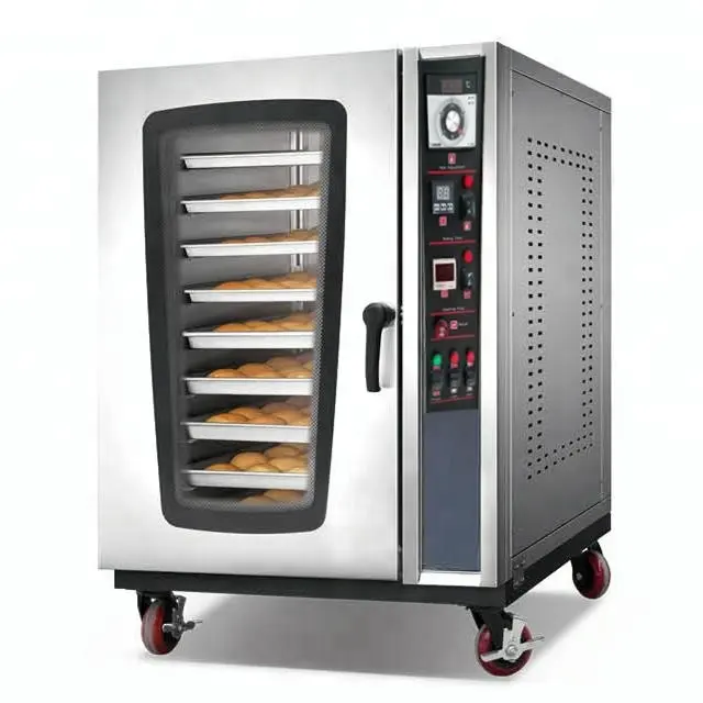 Automatico In Acciaio Inox 8 Vassoi Hot-air Convezione Forno Elettrico/Panetteria