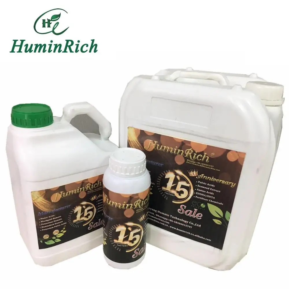 "HuminRich" Aminoacido Organico Npk12-0-2, Aminoacido Organico Liquido Fertilizzanti Azoto