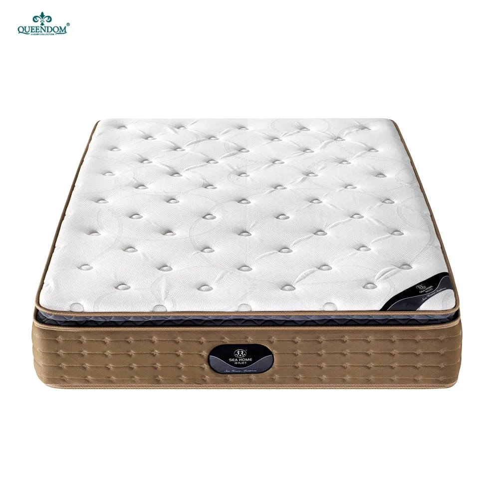 Tessuto a maglia intelligente 10 pollici jeen king size viscoelastico memory foam ibrido spugna materasso in schiuma