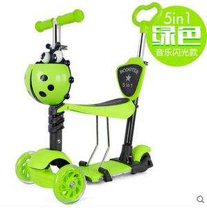 New Models 3 in <strong>1</strong> <strong>5</strong> in <strong>1</strong> Skating <strong>Scooter</strong> for Kids Three Wheel Kids <strong>Scooter</strong> Colorful Kids <strong>Scooter</strong> - Product Image 1