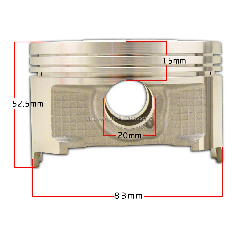 400CC STD + 50 + 100 Dia 83 Mm 83.5 Mm 84 Mm Pin 20 Mm Terbaik Jual AN400 Sepeda Motor suku Cadang Mesin Piston untuk Suzuki