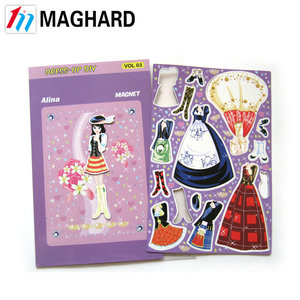 Maghard manyetik DIY oyuncaklar çocuklar için giyinmek mıknatıslar