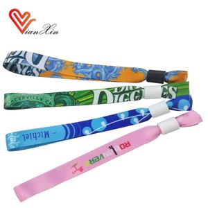 定制活动纺织涤纶节日织物提花编织手镯婚礼腕带带带音乐会用滑梯 - Product Image 3