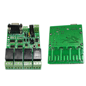 RS232 Entrada de interfaz de control 4-Forma de salida de relé IO Placa de controlador módulo para el sistema de control de acceso - Product Image 5