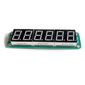 Taidacentデジタルウォールクロック時計0.56インチ赤色LED桁モジュールMAX7219LEDディスプレイモジュールSPIデジタルクロックモジュール - Product Image 1