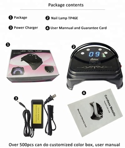 IBelieve 64 w Akülü Şarj Edilebilir <span class=keywords><strong>LED</strong></span> tırnak lambası Profesyonel Salon veya Ev Kullanımı için