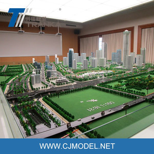 1/160 3D arquitectura modelos a escala productor en el mercado miniatura modelo de edificio - Product Image 3