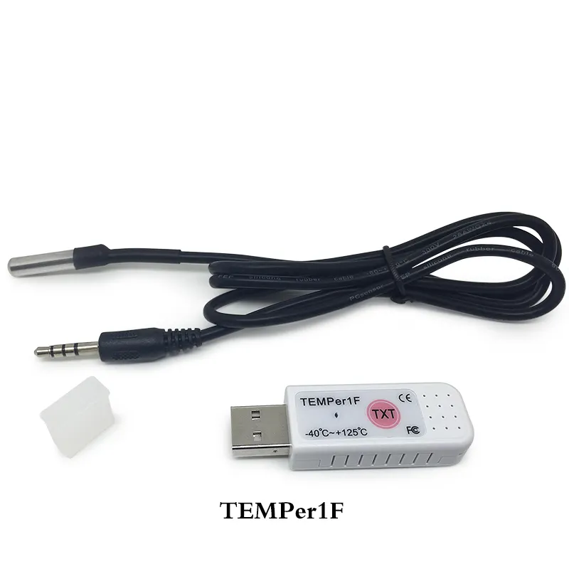 Termómetro USB con Sensor de temperatura, registro de datos para ordenador y almacén