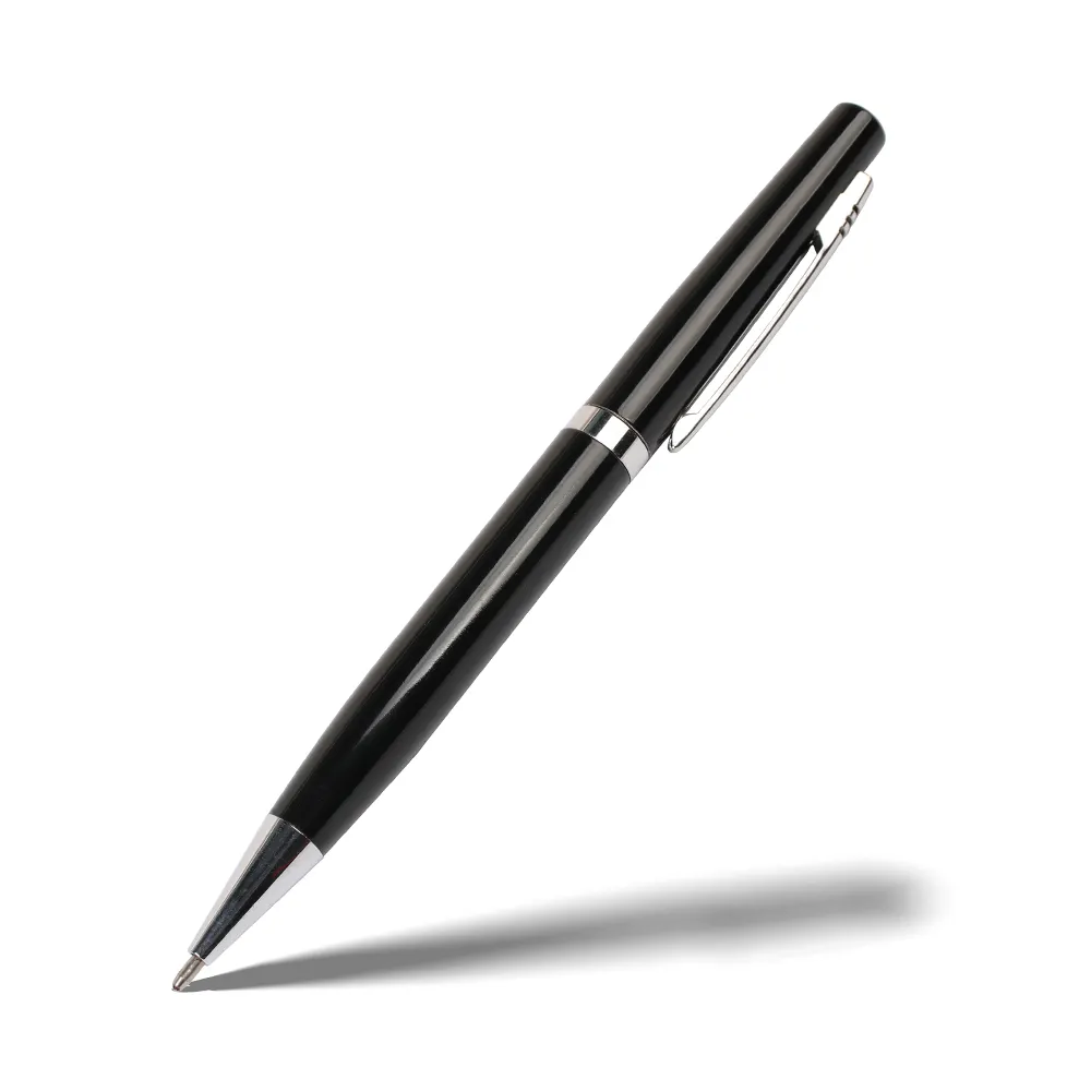 Высококачественная металлическая шариковая ручка для рекламы, индивидуальная печать, рекламная Подарочная шариковая ручка с зажимом