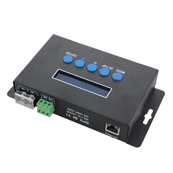 BC-204 Ondersteund Artnet Naar Spi Dc 5V Rgb Rgbw Leds Pixel Controller