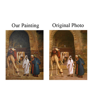 Người Ả Rập Nổi Tiếng Tranh Luận Về Tranh Sơn Dầu Tái Tạo Trên Vải Kích Thước Lớn - Product Image 2