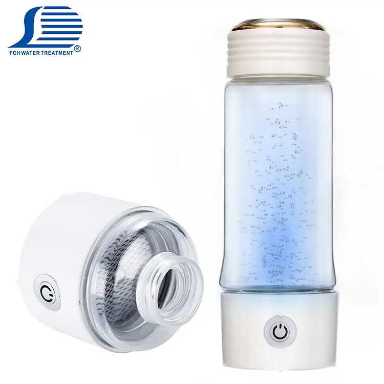 Aspetto attraente platino rivestito elettrodi di titanio di ozono generatore di acqua potabile bottiglia di acqua ricca di idrogeno