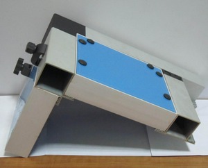 AHU peças do sistema HVAC perfil de alumínio com revestimento em pó anodizado perfil acabado para unidade de tratamento de ar