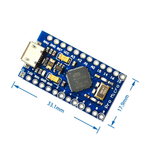 Pro Micro ATmega32U4 5V/16MHz Bordo del Modulo con 2 Riga di Intestazione pin per Leonardo Sostituire ATmega328 Pro mini - Product Image 2