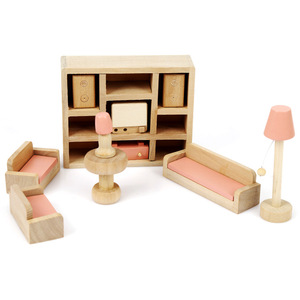 <span class=keywords><strong>FQ</strong></span> marka lüks yatak odası oyuncak bebek evi çocuk Mini çocuklar ahşap mobilya oyuncak