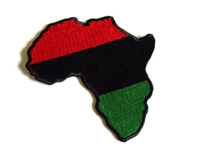 Tùy Chỉnh Riêng Bạn Tự Làm Châu Phi Vá Màu Đỏ Đen Màu Xanh Lá Cây Polyester Thêu Các Bản Vá Lỗi Cờ - Product Image 4