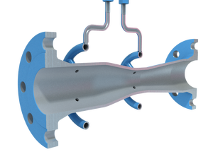 Flow Measuring Instrument Differential Pressure <strong>Flowmeter</strong> with Venturi Throttle Device - Product Image 5