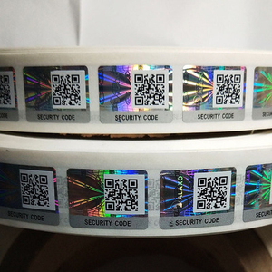 Security Scratch off QR <strong>Code</strong> Hologram Sticker,Scratch QR <strong>Sequence</strong> Number Roll Hologram Sticker,3d Hologram Scratch Stickers