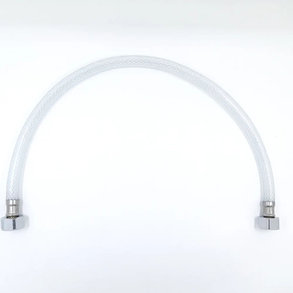 Tubo de conexión de PVC blanco