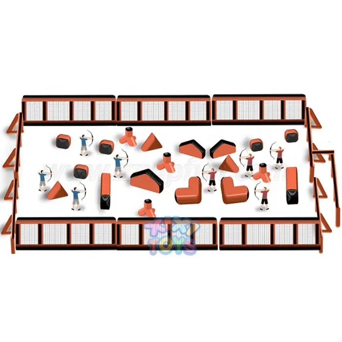 XIXI TOYS Customized Archery Shooting Arena Inflatable Paintball Obstacles Field
