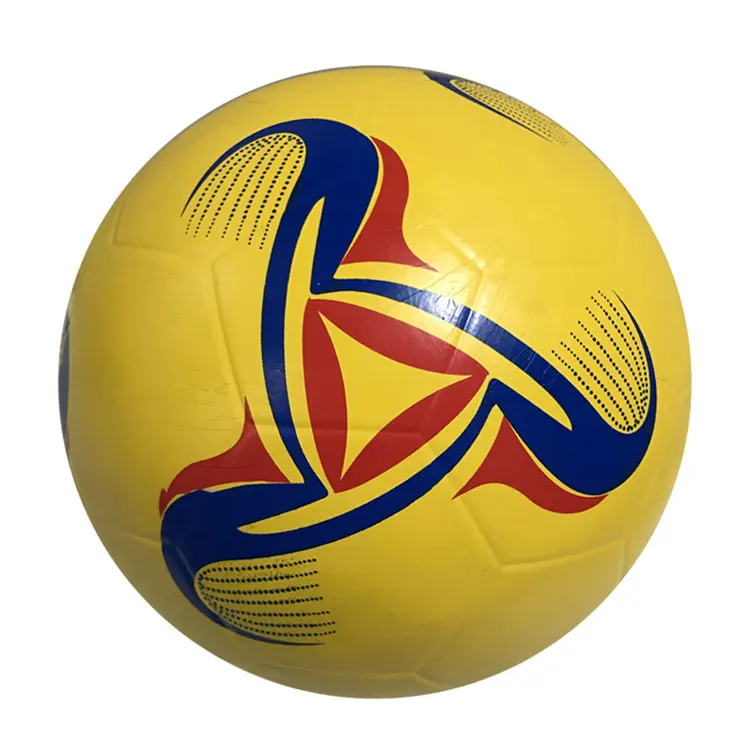 Oem diseño de la marca oficial de tamaño 5 de impresión personalizado suave superficie de goma de fútbol venta al por mayor de pelota de fútbol