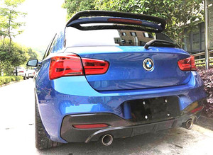 แผ่นกระจายแสงสำหรับ BMW M135i lci แผ่นกระจายแสงด้านหลัง F21 F20 M140i คาร์บอนไฟเบอร์ตัวกระจายกันชนท้าย2017-19 - Product Image 2